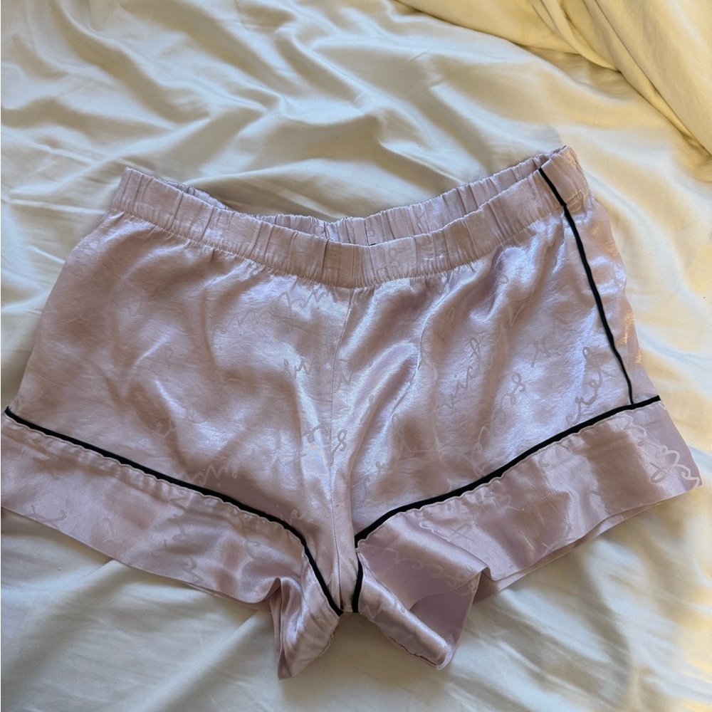Victoria's Secret Pink Satin Pajama Shorts